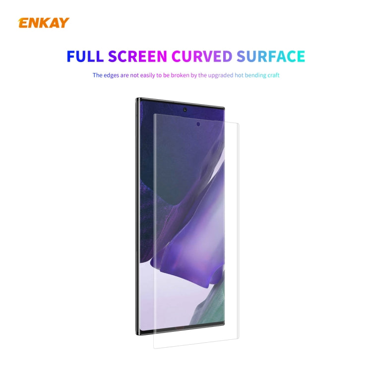 For Samsung Galaxy Note 20 Ultra 5 PCS ENKAY Hat-Prince 3D Full Screen PET Curved Hot Bending HD ...