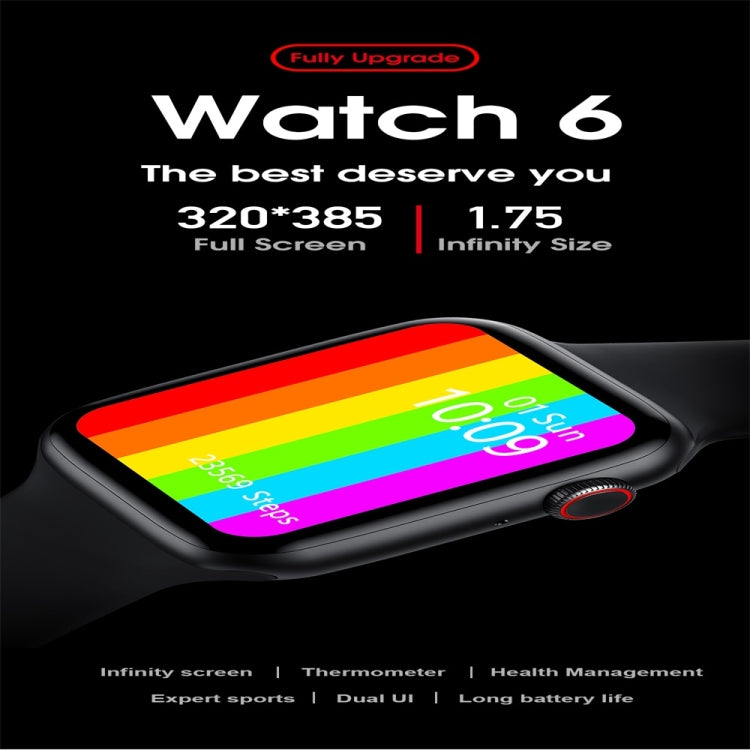W26 1.75 inch IPS Color Screen Smart Watch
