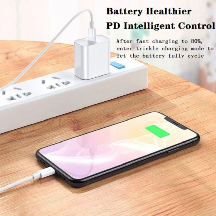 2 in 1 PD 20W Single USB-C / Type-C Port Travel Charger + 3A PD3.0 USB-C / Type-C to 8 Pin Fast C...