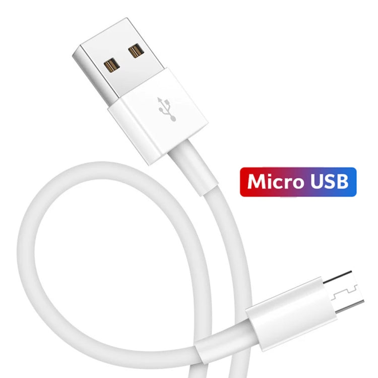 SDC-30W 2 in 1 USB to Micro USB Data Cable + 30W QC 3.0 USB + 2.4A Dual USB 2.0 Ports Mobile Phon...