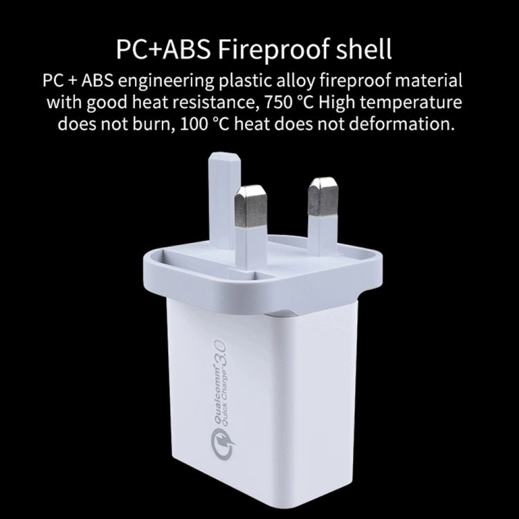 SDC-30W 2 in 1 USB to USB-C / Type-C Data Cable + 30W QC 3.0 USB + 2.4A Dual USB 2.0 Ports Mobile...