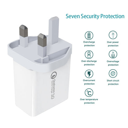 SDC-30W 2 in 1 USB to USB-C / Type-C Data Cable + 30W QC 3.0 USB + 2.4A Dual USB 2.0 Ports Mobile...