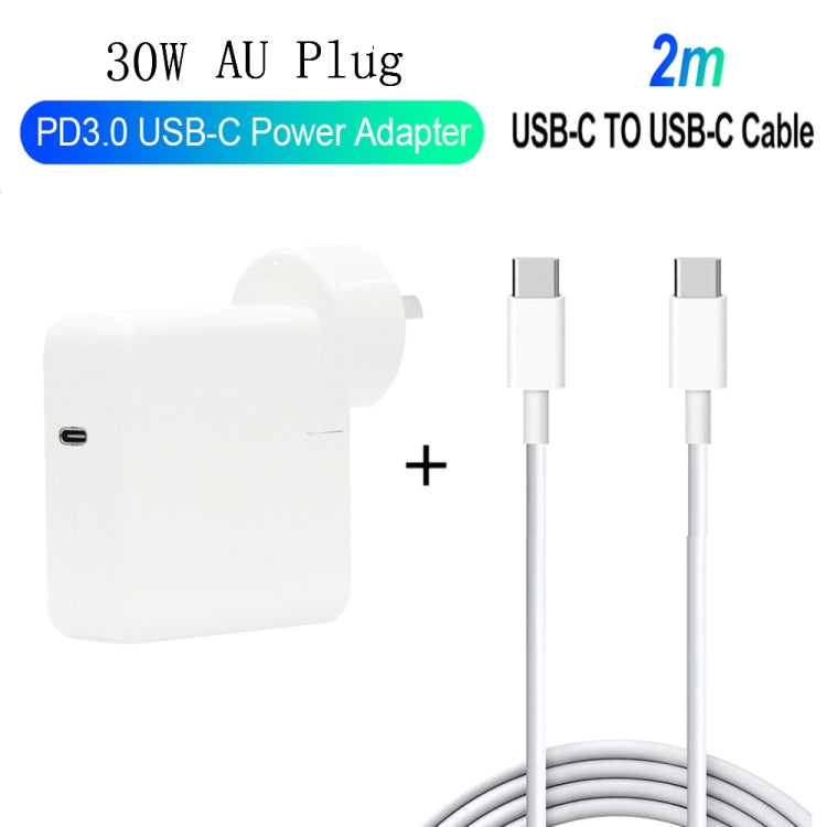 2 in 1 PD 30W USB-C / Type-C + 3A PD 3.0 USB-C / Type-C to USB-C / Type-C Fast Charge Data Cable ...