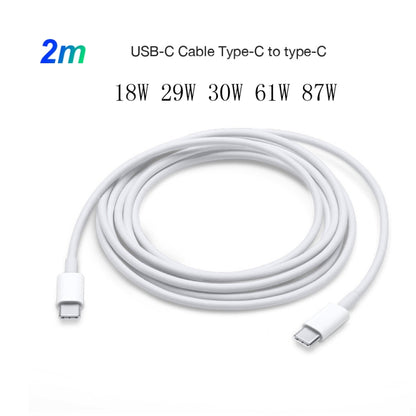 2 in 1 PD 30W USB-C / Type-C + 3A PD 3.0 USB-C / Type-C to USB-C / Type-C Fast Charge Data Cable ...