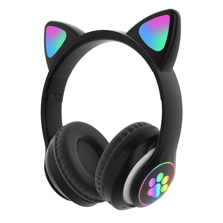 Dual Connection RGB Cat Ear Headphones Support TF Card