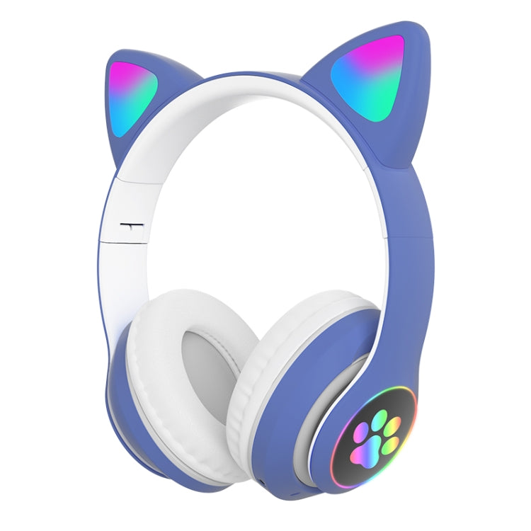 Dual Connection RGB Cat Ear Headphones Support TF Card