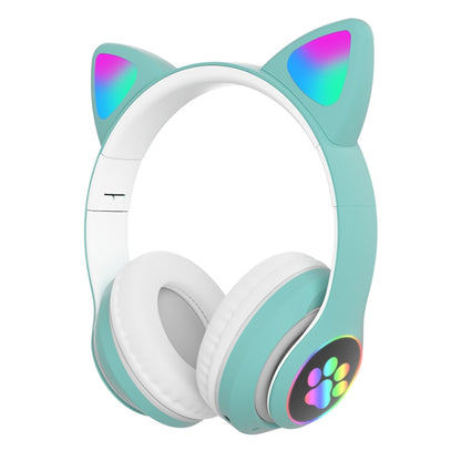 Dual Connection RGB Cat Ear Headphones Support TF Card