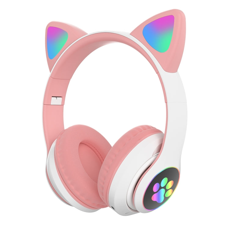 Dual Connection RGB Cat Ear Headphones Support TF Card