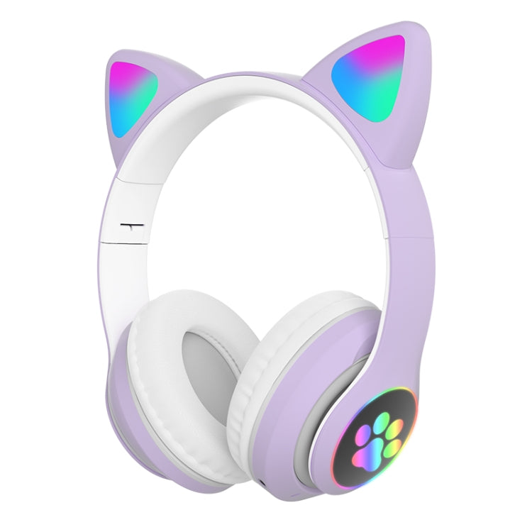 Dual Connection RGB Cat Ear Headphones Support TF Card