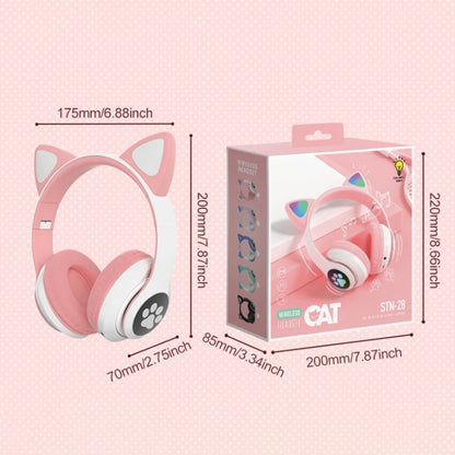Dual Connection RGB Cat Ear Headphones Support TF Card