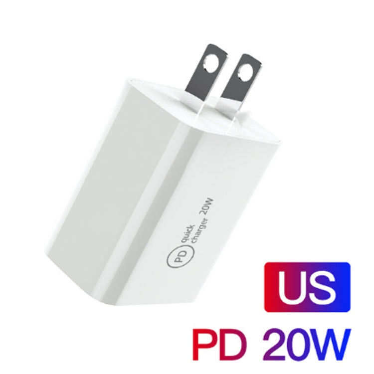 SDC-20W 2 in 1 PD 20W USB-C / Type-C Travel Charger + 3A PD 3.0   USB-C / Type-C to USB-C / Type-...