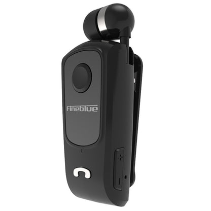F920 CSR4.1 Retractable Cable Caller Vibration Reminder Anti-theft Bluetooth Headset, Black, Whit...