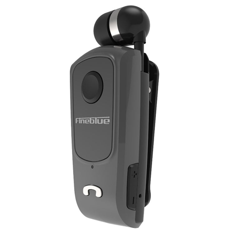 F920 CSR4.1 Retractable Cable Caller Vibration Reminder Anti-theft Bluetooth Headset, Black, Whit...