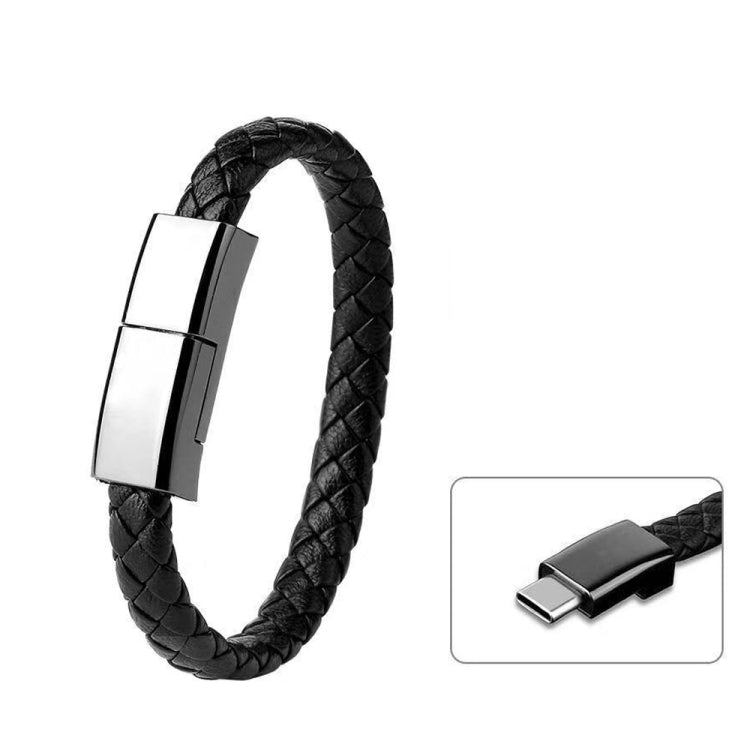 XJ-27 3A USB to Type-C Creative Bracelet Data Cable, Cable Length: 22.5cm, XJ-27 Type-C����������...