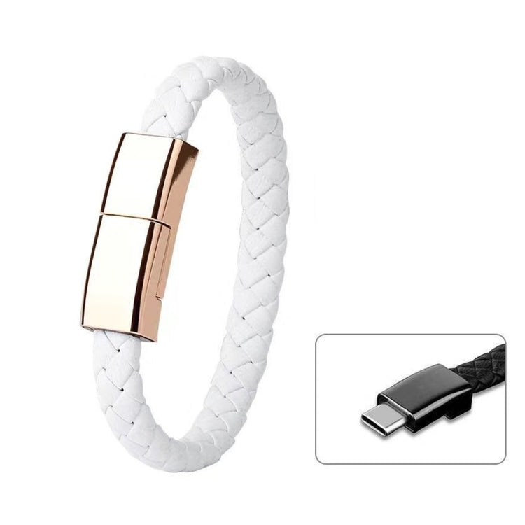 XJ-27 3A USB to Type-C Creative Bracelet Data Cable, Cable Length: 22.5cm, XJ-27 Type-C����������...