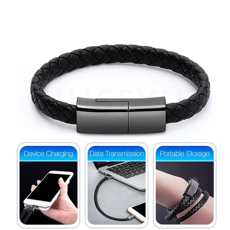 XJ-27 3A USB to Type-C Creative Bracelet Data Cable, Cable Length: 22.5cm, XJ-27 Type-C����������...