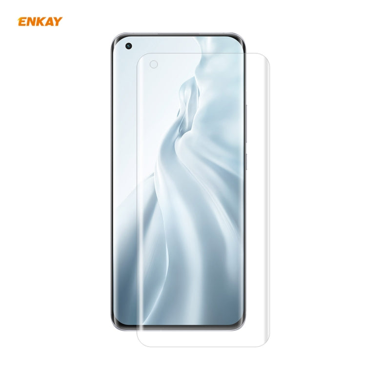 ENKAY Hat-Prince 3D Full Screen PET Curved Hot Bending HD Screen Protector Soft Film Support Fing...