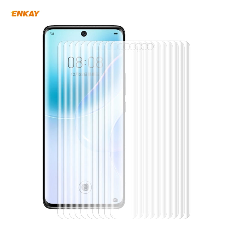 10 PCS ENKAY Hat-Prince 3D Full Screen PET Curved Hot Bending HD Screen Protector Soft Film, Supp...