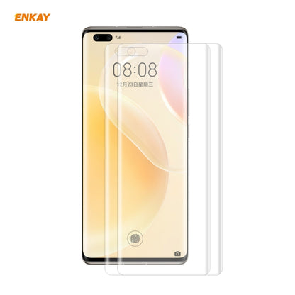 2 PCS ENKAY Hat-Prince 3D Full Screen PET Curved Hot Bending HD Screen Protector Soft Film Suppor...