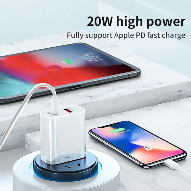 SDC-20WA+C 20W PD + QC 3.0 USB Dual Fast Charging Universal Travel Charger, UK Plug, UK Plug