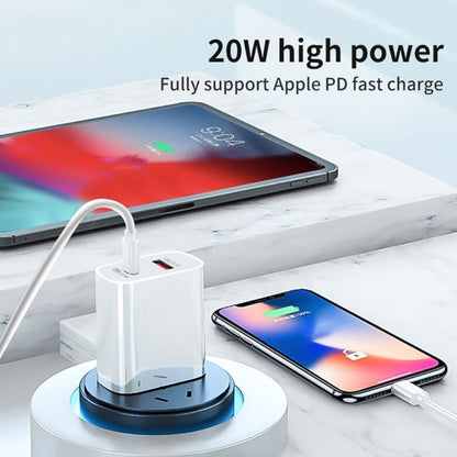 SDC-20WA+C 20W PD + QC 3.0 USB Dual Fast Charging Universal Travel Charger, UK Plug, UK Plug