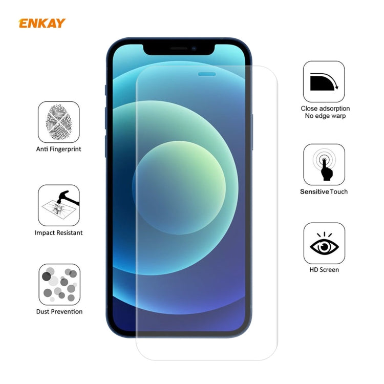 ENKAY Hat-Prince 0.1mm 3D Full Screen Protector Explosion-proof Hydrogel Film, For iPhone 12 mini...