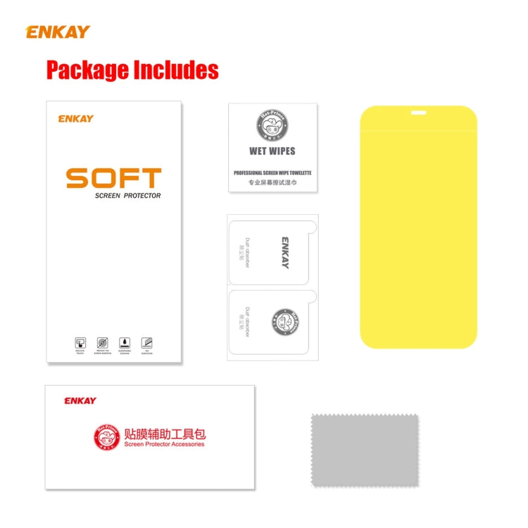 ENKAY Hat-Prince 0.1mm 3D Full Screen Protector Explosion-proof Hydrogel Film, For iPhone 12 mini...