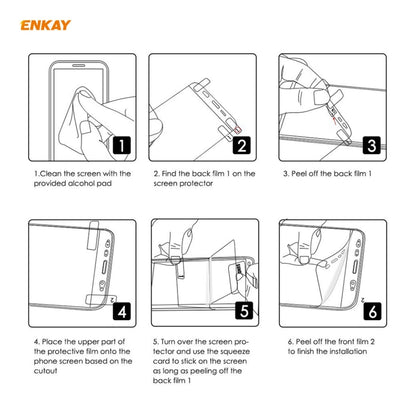 5 PCS ENKAY Hat-Prince 0.1mm 3D Full Screen Protector Explosion-proof Hydrogel Film��������������...