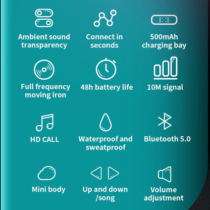 T25 Over-ear Single-ear Invisible Wireless Earphone