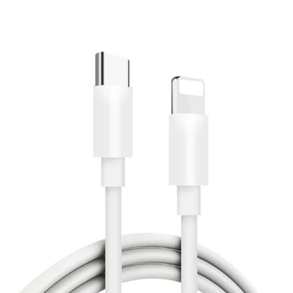 A2344 20W PD 3.0 Type-C / USB-C Folding Travel Charger + USB-C / Type-C to 8 Pin Fast Charging Da...
