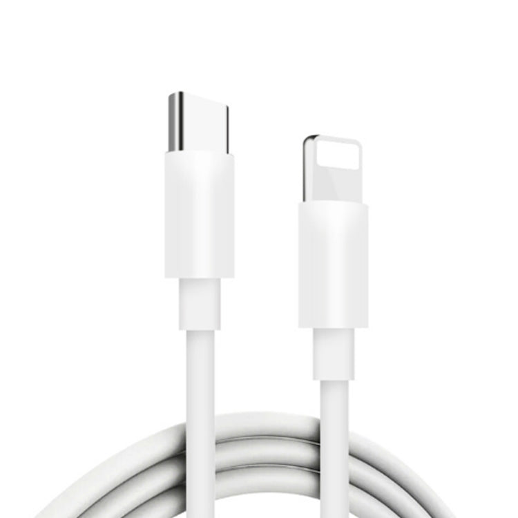 A2344 20W PD 3.0 Type-C / USB-C Folding Travel Charger + USB-C / Type-C to 8 Pin Fast Charging Da...