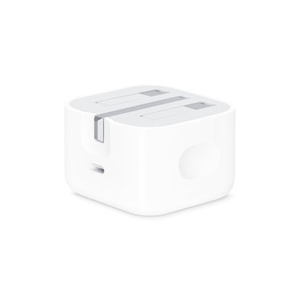 A2344 20W PD 3.0 Type-C / USB-C Folding Travel Charger + USB-C / Type-C to 8 Pin Fast Charging Da...