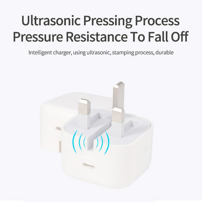A2344 20W PD 3.0 Type-C / USB-C Folding Travel Charger + USB-C / Type-C to 8 Pin Fast Charging Da...