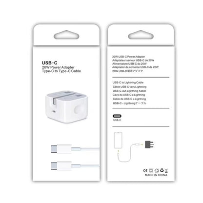 20W PD 3.0 Charger + USB-C / Type-C to Type-C Data Cable Set