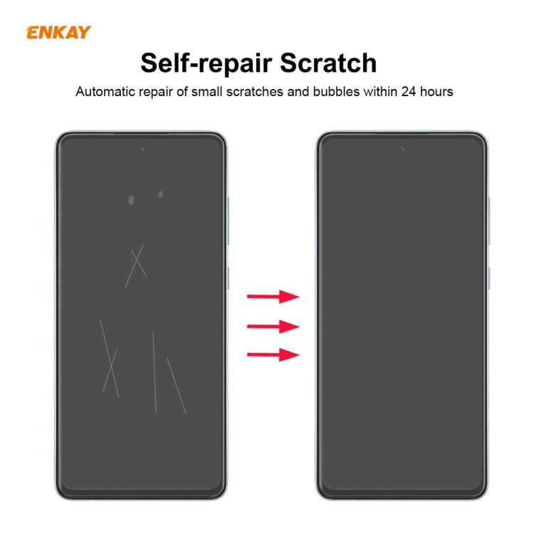 10 PCS ENKAY Hat-Prince 0.1mm 3D Full Screen Protector Explosion-proof Hydrogel Film�������������...