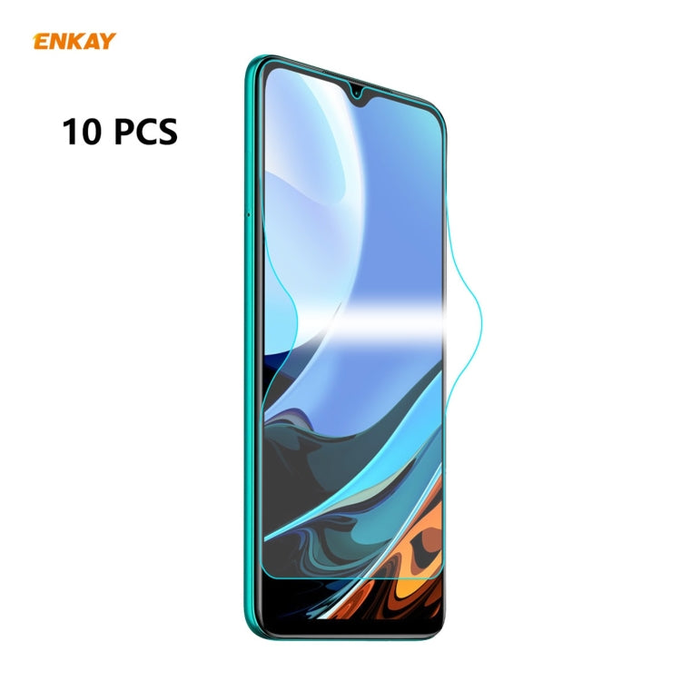 10 PCS ENKAY Hat-Prince 0.1mm 3D Full Screen Protector Explosion-proof Hydrogel Film�������������...