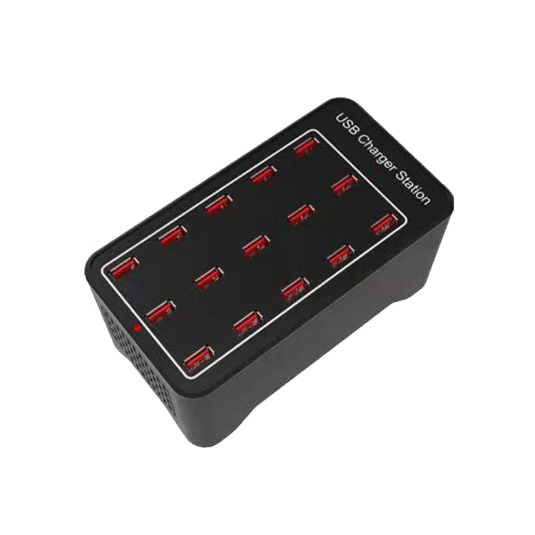 XLD-A7 100W 15 USB Ports Fast Charger Station Smart Charger, AC 100-240V, 100W 15 USB Ports EU Pl...