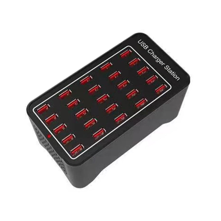 150W 25 USB Ports Fast Charger Station Smart Charger, AC 110-240V, 150W 25 USB Ports EU Plug�����...