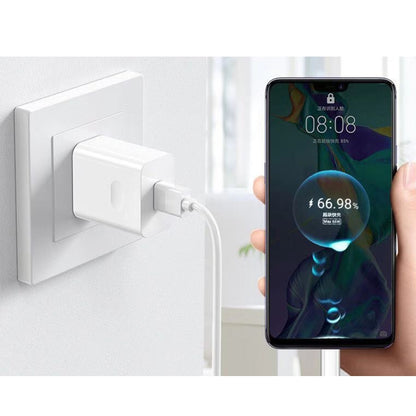 66W USB Fast Charging Travel Charger With EU Plug Conversion Head + 6A USB to Type-C Flash Chargi...