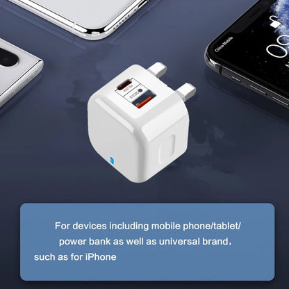 YSY-6087PD 20W PD3.0 + QC3.0 Dual Fast Charge Travel Charger with Type-C to Type-C Data Cable����...