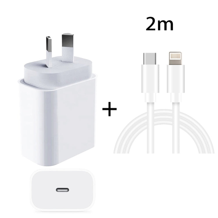 PD 3.0 Charger with  Type-C to 8 Pin Data Cable