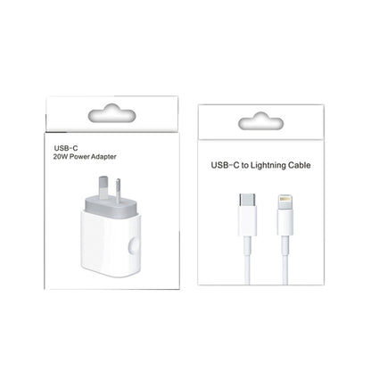PD 3.0 Charger with  Type-C to 8 Pin Data Cable