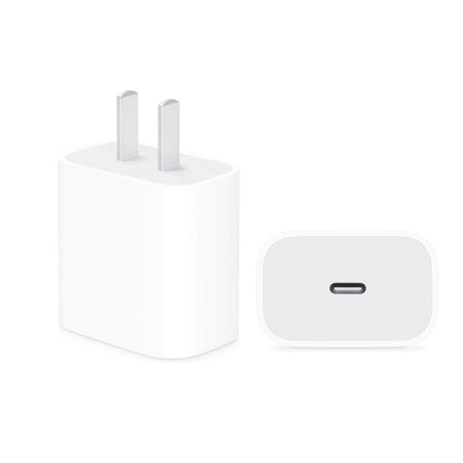 PD 20W Single USB-C / Type-C Port Travel Charger + 3A PD3.0 USB-C / Type-C to 8 Pin Fast Charge D...