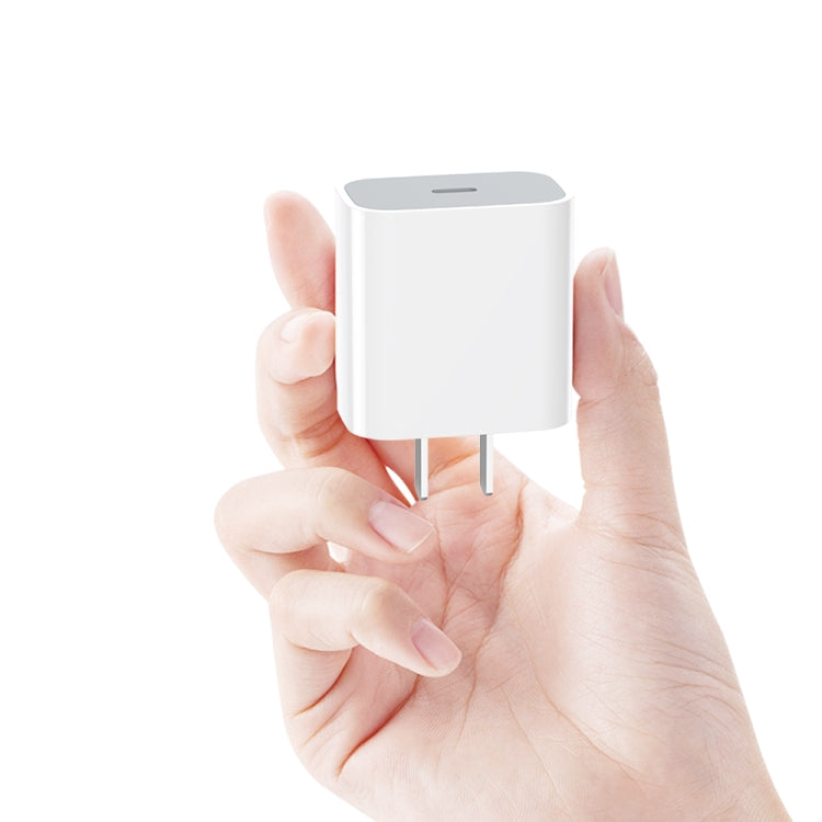 PD 20W Single USB-C / Type-C Port Travel Charger + 3A PD3.0 USB-C / Type-C to 8 Pin Fast Charge D...