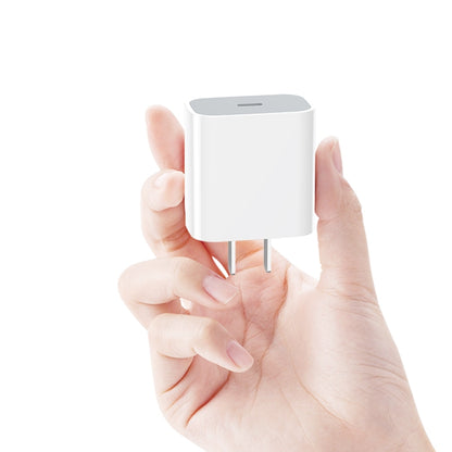 PD 20W Single USB-C / Type-C Port Travel Charger + 3A PD3.0 USB-C / Type-C to 8 Pin Fast Charge D...