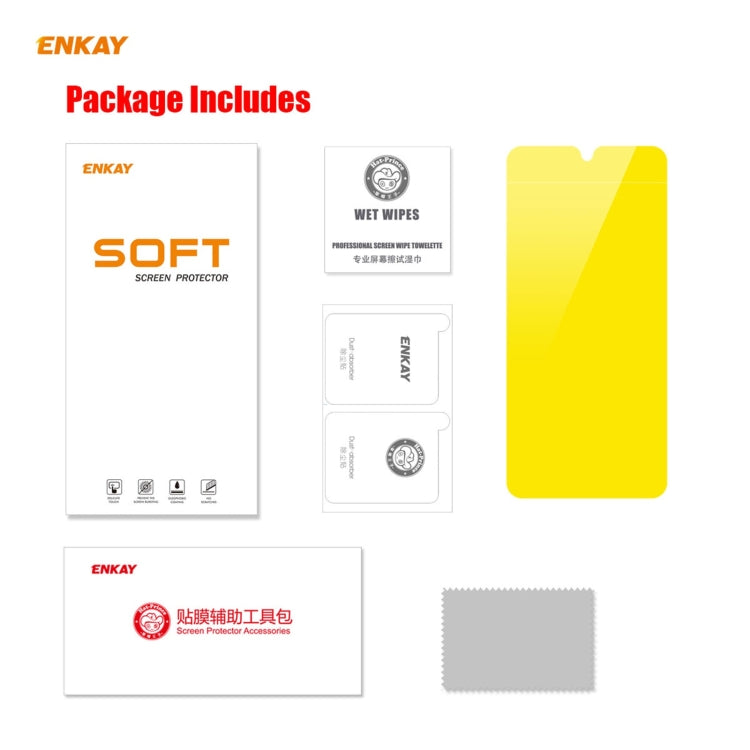 ENKAY Hat-Prince Full Glue Full Coverage Screen Protector Explosion-proof Hydrogel Film����������...