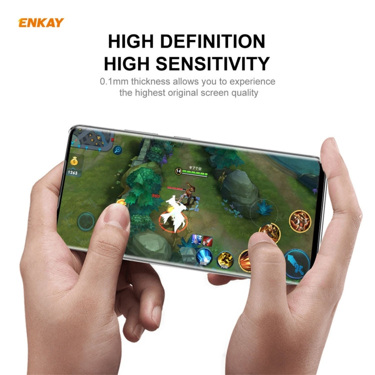 2 PCS ENKAY Hat-Prince Full Glue Full Coverage Screen Protector Explosion-proof Hydrogel Film����...