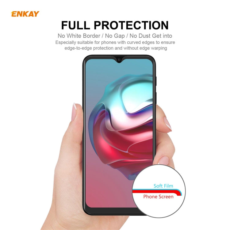 10 PCS ENKAY Hat-Prince Full Glue Full Coverage Screen Protector Explosion-proof Hydrogel Film���...