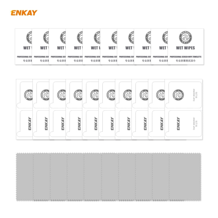 10 PCS ENKAY Hat-Prince Full Glue Full Coverage Screen Protector Explosion-proof Hydrogel Film���...