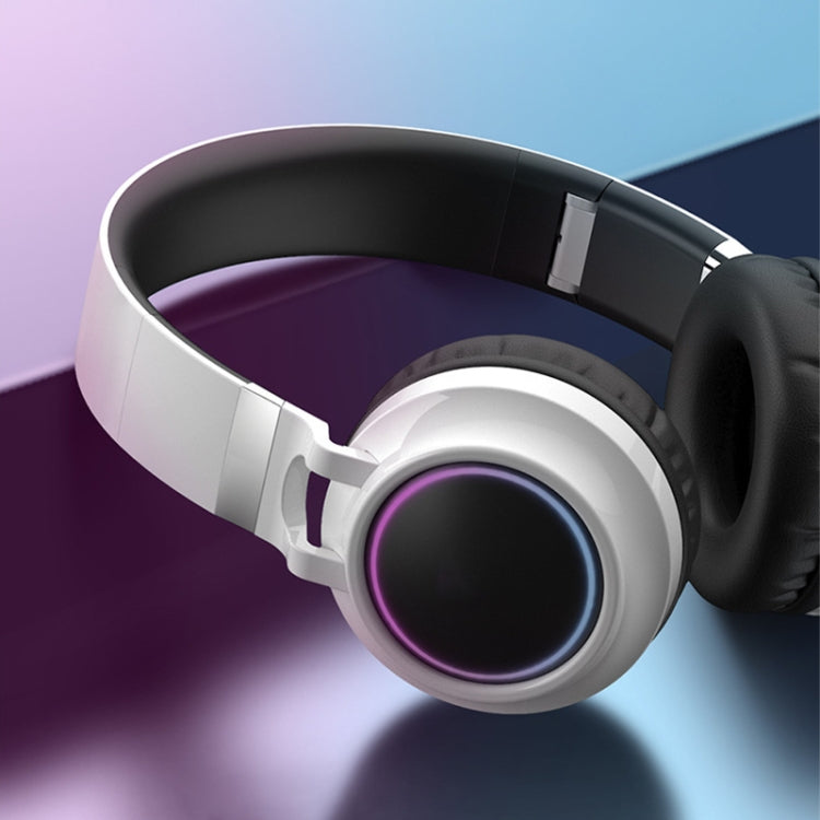 Colorful LED Bluetooth 5.0 HiFi Stereo Foldable Headset